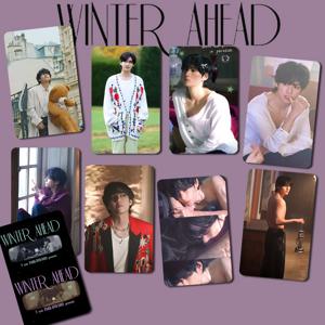 10 개/몫 Kpop Photocard 홀로그램 레이저 사진 인쇄 사진 엽서 겨울 팬 선물 Accessoires Merch