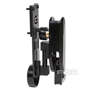 FMA 고스트 원 S 홀스터 IPSC 맥 파우치, 조절 가능한 퀵 드로우 릴리스, 야외 슈팅 대회, 전술 범용 액세서리