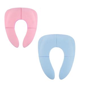 유아용 접이식 여행용 변기 시트, 휴대용 및 보안 변기 훈련 시트, 미끄럼 방지 흡입 컵