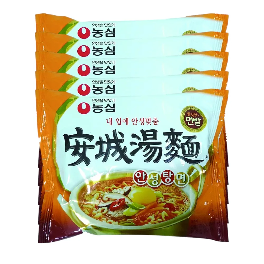 농심 안성탕면 125g x 5개