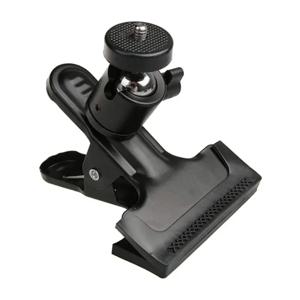금속 카메라 클립 클램프 플래시 홀더 마운트 360 회전 사진 볼 헤드 1/4 