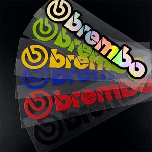 Brembo 오토바이 자동차 브레이크 캘리퍼스 스티커에 대 한 4PC 편지 오토바이 스티커 방수 들어 갔어 비닐 데 칼 장식