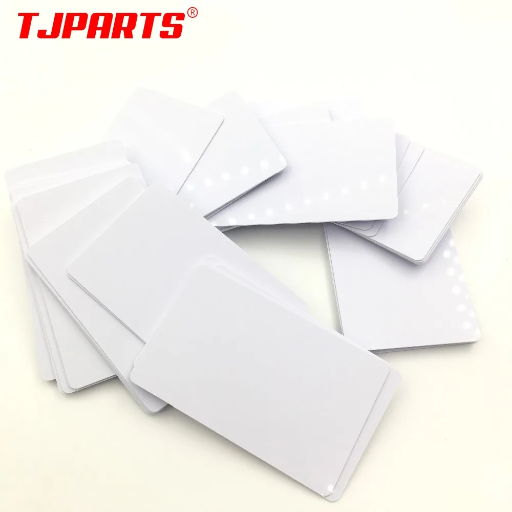 20PC X 광택 흰색 빈 잉크젯 인쇄용 PVC 카드 Canon 잉크젯 프린터 용 Epson 용 방수 플라스틱 ID 카드 명함