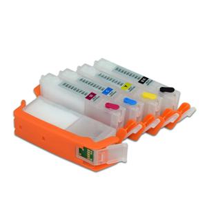 PGI 580 581 Canon PIXMA Ts705 TR7550 TR8550 TS6150 TS8150 TS9150 TS9155 프린터 용 영구 칩이있는 리필 잉크 카트리지