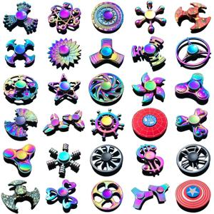 Fidget Spinner 금속 손가락 회 전자 베어링 회 전자 장난감 어린이를위한 성인 장난감 Fidget Spinner 핸드 스피너 스트레스 릴리버 장난감