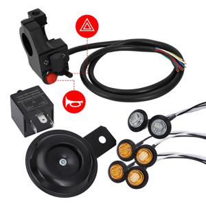 Polaris Can Am Honda ATV UTV SXS 방향 지시등 거리 법적 LED 라이트 키트 경적