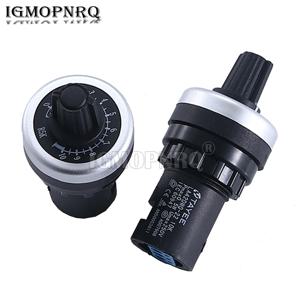 1PCS LA42DWQ-22 1K 2K 5K 10K 22mm 직경 냄비 회전식 전위차계 변환기 거버너 인버터 저항 스위치 20K 50K 100K