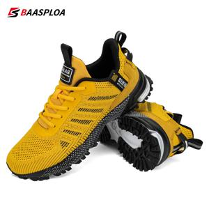 Baasploa-남성용 러닝화, 가벼운 스니커즈, 남성 디자이너 메쉬 스니커즈, 레이스업, 남성 통기성 스포츠 테니스화
