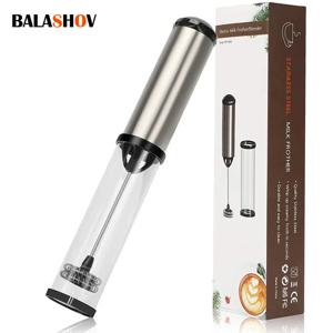 전기 우유 Frother 휴대용 커피 블렌더 계란 비터 가정용 우유 셰이커 믹서 털 도구 Foy home