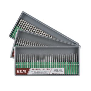 30Pcs 3mm 생크 다이아몬드 그라인딩 헤드 광택 바늘 옥 돌 조각 조각 도구 네일 파일 그라인딩 헤드 액세서리