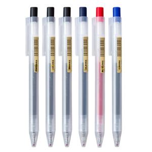 5/3 개/대 0.5mm MUJIs Kawaii 젤 펜 블랙/레드/블루 잉크 일본 컬러 펜 사무실 학교 귀여운 볼펜 리필 편지지