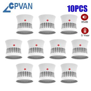 CPVAN 연기 감지기 85db 사운드 독립 화재 경보 홈 보안 시스템 훈제장 보안 보호 연기 경보 센서