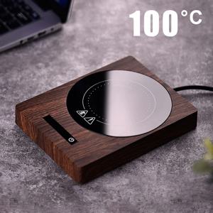 100 ° C 컵 히터 머그잔 따뜻한 뜨거운 차 메이커 자동 따뜻한 코스터 5 기어 온도 컵 히터 커피 우유 차 가열 패드