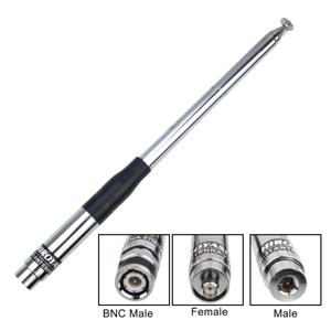 NH-31 Hiroyasu 27MHz 워키토키 휴대용 확장 CB 안테나(접이식 2.15dBi 20W BNC/SMA-남성/SMA-여성 옵션 포함)
