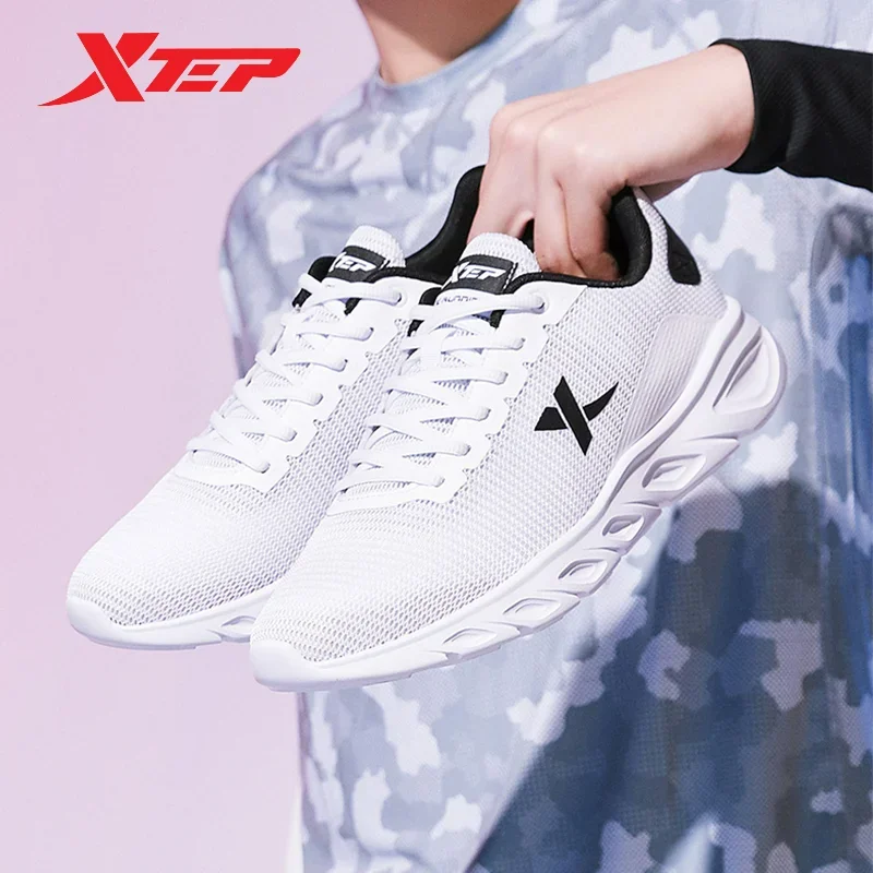 Xtep 남성용 운동화 2025 봄 땀 흡수 스포츠 신발 내마모성 안정성 스포티 스포츠 스니커즈 880119115131