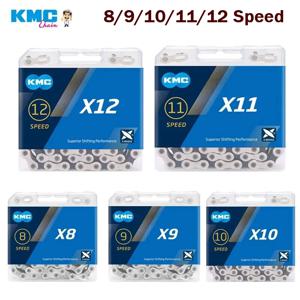 KMC 자전거 체인 X8 X9 X10 X11 X12 MTB 자전거 체인 8 9 10 11 12 속도 도로 자전거 Shimano 자전거 부품 용 현재 산악 자전거