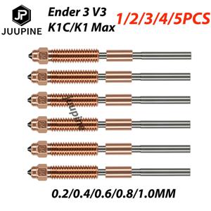 Creality K1c 노즐 K1 Max 노즐 목구멍 Ender-3 V3 Creality K1c Hotend 3d 프린터 부품 용 퀵 스왑 K1c 유니콘 업그레이드