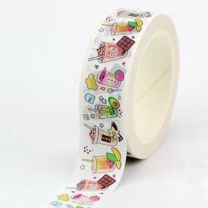 새로운 1PC 10M 장식 버블 여름 음료 Scrapbooking 공예 접착 마스킹 테이프에 대 한 Washi 테이프 귀여운 저널 편지지