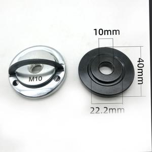 5 가지 유형 2pcs M10 나사 앵글 그라인더 내부 외부 플랜지 너트 세트 도구 퀵 릴리스 자동 잠금 프레싱 플레이트 파워 척 세트