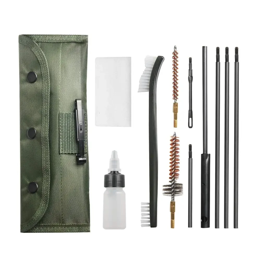 10 개/대 AR15 M16 M4 총 브러쉬 청소 키트 Airsoft 권총 클리너 5.56mm .223 22LR .22 전술 소총 산탄 총 브러쉬
