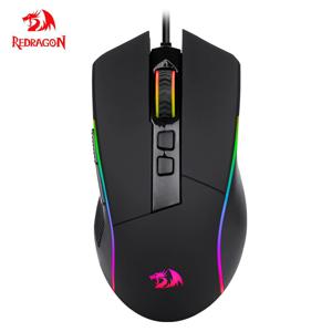 REDRAGON Lonewolf G105 RGB USB 유선 게임용 마우스 8000 인치 당 점 8 버튼 마우스 컴퓨터 노트북 PC 게이머 용 인체 공학적 프로그래밍 가능
