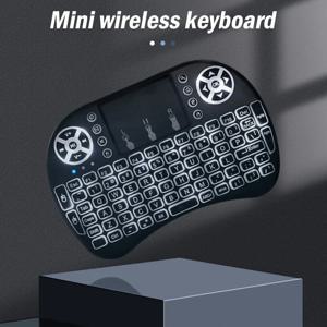 무선 미니 키보드 비행 마우스, 대형 터치패드, 디지털 컴퓨터, 건식 배터리, USB 충전 이중 목적 키보드, 2, 4g