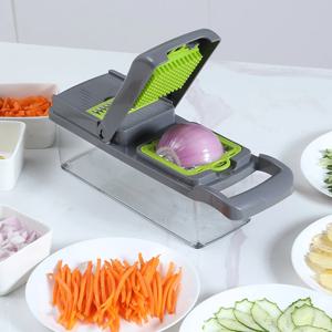 다기능 야채 쵸퍼 핸들 음식 창살 음식 쵸퍼 야채 슬라이서 다이 서 컷 주방 용품 cocina