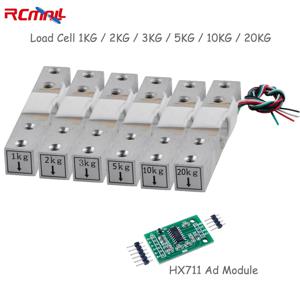 RCmall YZC-133 휴대용 중량 센서 1KG 2KG 3KG 5KG 10KG 20KG 전자 저울 HX711 AD 모듈 용 로드 셀 계량 센서