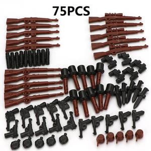 군사 WW2 무기 총 군인 MOC SWAT 도시 Playmobil 미니 액션 피규어 육군 경찰 독일 98K 부품 빌딩 벽돌 장난감