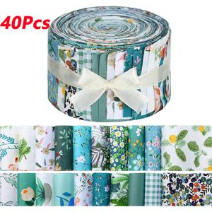 목화 공예 패브릭 천으로 바느질 스크랩북 Artcraft 패브릭 섬유 패치 워크 40Pcs 수공예품 퀼트 바느질 수제 DIY