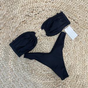 푸시 업 비키니 섹시한 여성 수영복 2024 수영복 여성 브라질 Bandeau 비키니 세트 수영복 수영복 Beachwear