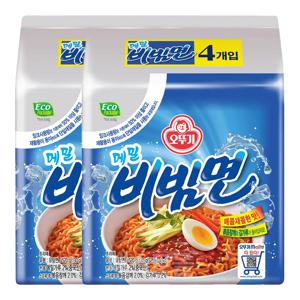 오뚜기 메밀비빔면 멀티팩(130g X 4개입) 520g 2멀티팩