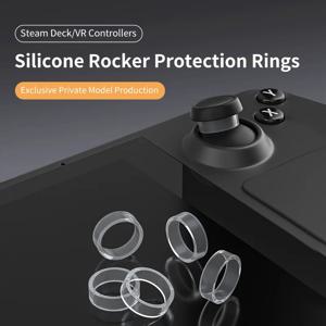 스팀 데크/퀘스트 2/피코 마모 방지용 Aolion 고무 조이스틱 커버 PS5 VR2/Meta Pro용 조이스틱 실리콘 링 보호