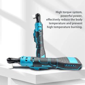 무선 래칫 렌치 전기 충전식 스크루 드라이버 제거 나사 너트, Makita 21V 배터리용
