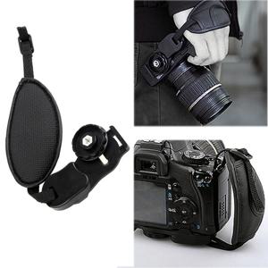 Nikon Canon에 적합한 DSLR 카메라 용 카메라 손목 스트랩 PU 가죽 손잡이 손목 스트랩 고품질 검정색 PU 손목 스트랩