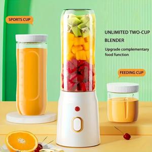 전기 블렌더 Juicer USB 빠른 충전식 믹서 신선한 과일 분쇄기 휴대용 다기능 컵 쉐이크 스무디 메이커