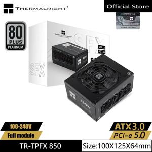 Thermalright TR-TPFX850 컴퓨터 케이스 전원 공급 장치, SFX 백금 메달 전체 모듈, ATX3.0 /pcie5.0(850W) 지원