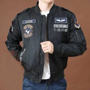파일럿 트렌디 브랜드 유럽과 미국 재킷 남자 수 놓은 야구 정장 봄과 가을 배지 패턴 캐주얼 재킷