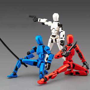 T13 액션 피규어 타이탄 13 액션 피규어 더미 럭키 13 액션 피규어 3D 인쇄 다중 관절 이동식 노바 13 액션 피규어 장난감
