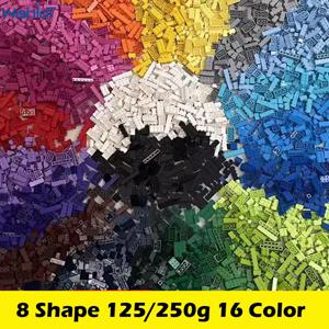 120/240PCS 빌딩 블록 로트 팩 도시 클래식 벽돌 색상으로 정렬 벽돌 블록 플레이트 크리 에이 티브 장난감 Legoeds와 호환 가능