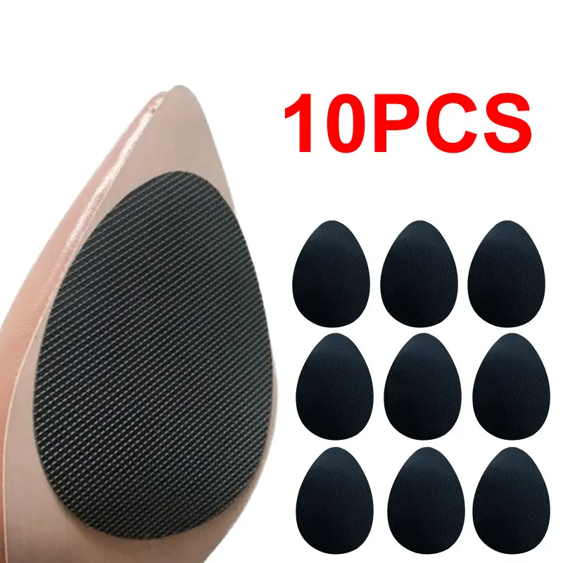 10PCS 미끄럼 방지 신발 밑창 스티커, 흡음 스티커, 내마모성 및 사용자 정의 가능, 하이힐에 적합