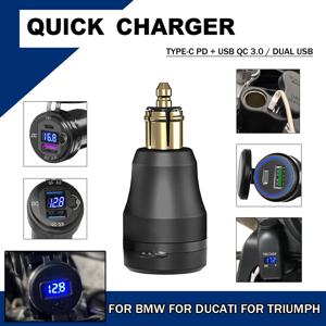 타이거 800 900 1200 오토바이 빠른 충전기 BMW R1250GS F850 F750 F650 GS G650 K1600B K1300GT R1300GS C400GT For Ducati