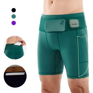 (Mul-Pockets Compression Shorts 3.0)남성 마라톤 러닝 반바지 빠른 건조 운동 훈련 조깅 사이클링 피트니스 타이트 반바지