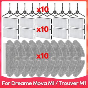 Dreame Mova M1 / Trouver M1 로봇 청소기 사이드 브러시 HEPA 필터 물걸레 천 액세서리 부품 호환