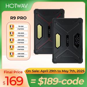 HOTWAV R9 Pro 견고한 태블릿 Android14 10.95 FHD+20080Mah 배터리 20W 충전 태블릿 16MP+64MP 카메라 6+256GB 캠핑 라이트 ipad