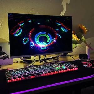 AOTESIER 올인원 컴퓨터 게임용 PC 전체 세트, 윈도우 PC 게이머 게이밍 게임, 22, 24 인치 모노블록 PC 코어 i5 i7, 8 GB, 16GB