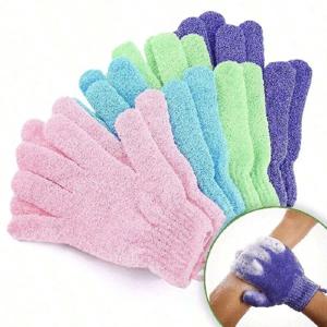 1pcs 가역 엑스 폴리 에이 팅 샤워 장갑 바디 스크럽 장갑, 클렌징 도구 목욕 타올 목욕 제품 백 스크럽 스파 액세서리