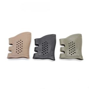 전술 권총 고무 그립 장갑 슬리브 Airsoft 액세서리 G17 G19 G22 용 미끄럼 방지 통기성 장갑 보호