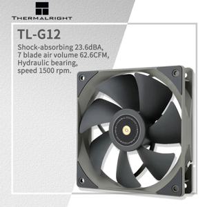 Thermalright TL-G12 120mm 사일런트 밸런스 케이스 팬 4PIN PWM 1500RPM 성능 CPU 쿨러 팬