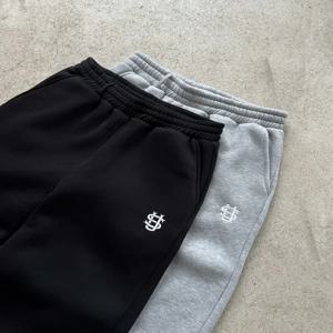Y2K 레트로 스트레이트 바지 Tracksuit streetwear 바지 맞춤형 바지 다리 지퍼 자수 힙합 캐주얼 조깅 남자 바지
